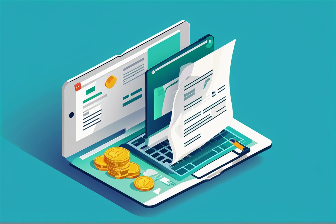 welfare eligibility documents and laptop